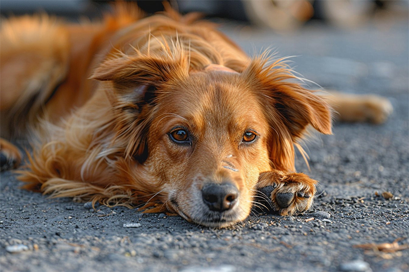 Mon chien a heurté une voiture